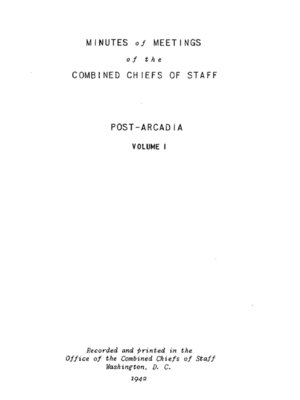cover image of The Post-Arcadia Conference: January–May 1942